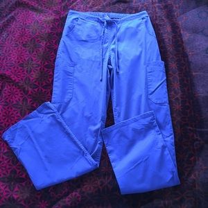 Electric Blue Butter Soft Scrub Pants